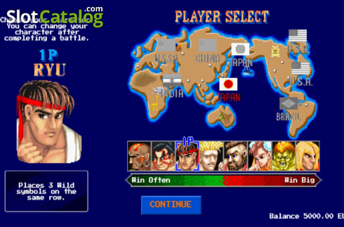 Скрин3. Street Fighter 2: The World Warrior слот