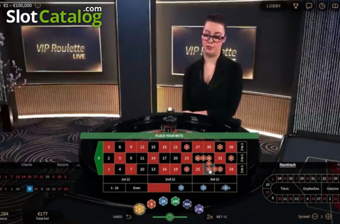 Скрин2. VIP Roulette (NetEnt) слот