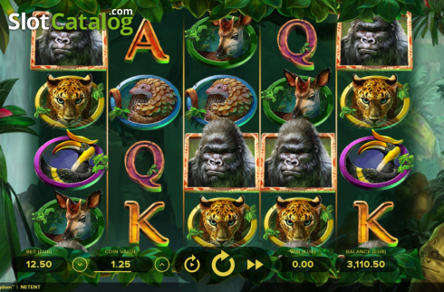 Скрин2. Gorilla Kingdom слот