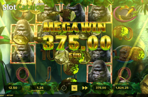 Скрин4. Gorilla Kingdom слот