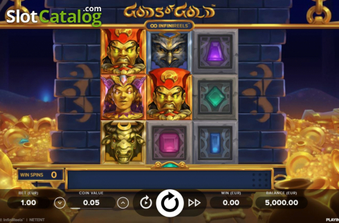 Скрин3. Gods of Gold Infinireels (Годс оф Голд Инфинитирилс) слот