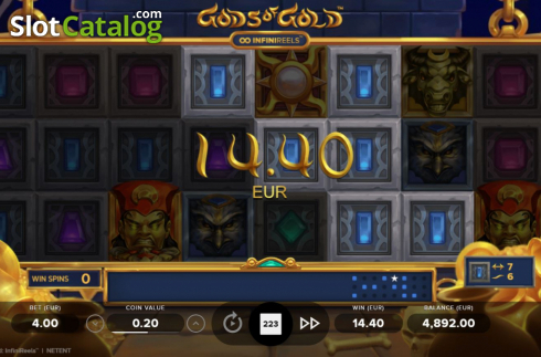 Скрин4. Gods of Gold Infinireels (Годс оф Голд Инфинитирилс) слот