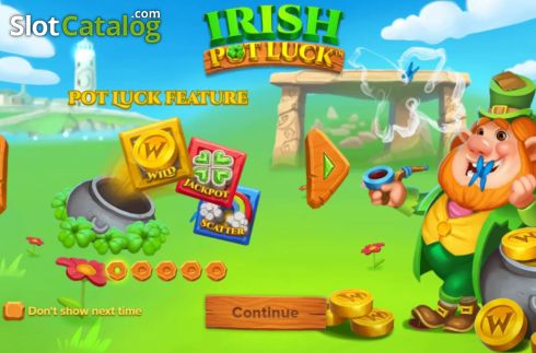 Скрин2. Irish Pot Luck слот