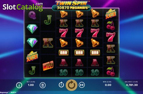 Скрин2. Twin Spin Megaways слот