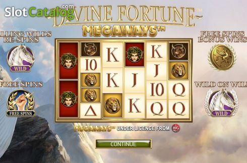 Скрин2. Divine Fortune Megaways слот