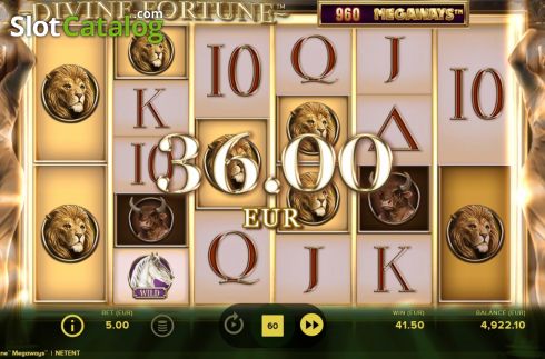 Скрин5. Divine Fortune Megaways слот