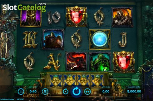Скрин2. Dark King Forbidden Riches слот