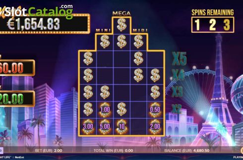 Скрин8. Vegas Night Life слот