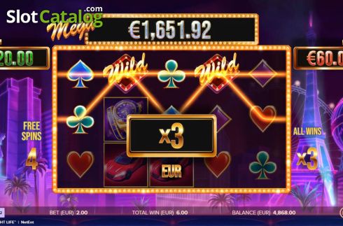 Скрин6. Vegas Night Life слот