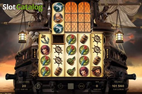 Скрин4. Rage of the Seas слот