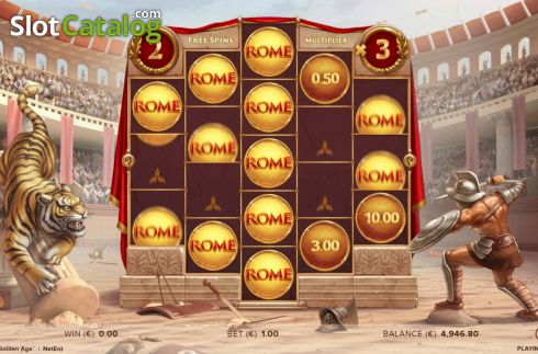 Скрин9. Rome The Golden Age слот