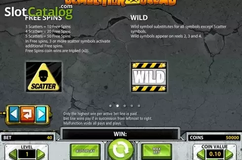 Скрин8. Demolition Squad слот