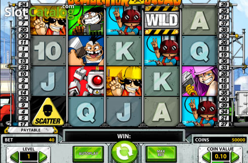 Скрин5. Demolition Squad слот