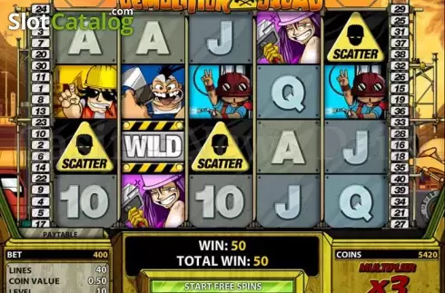 Скрин6. Demolition Squad слот