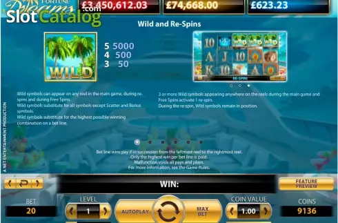 Скрин2. Mega fortune dreams слот