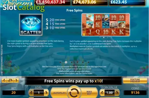 Скрин3. Mega fortune dreams слот
