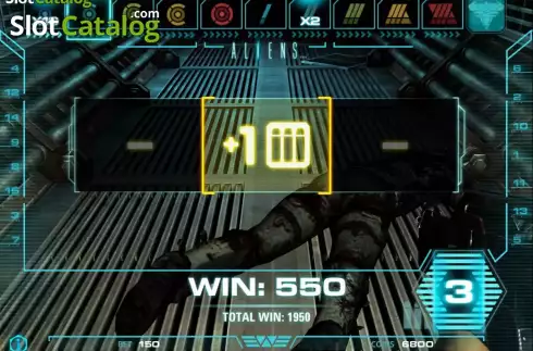 Скрин5. Aliens (NetEnt) слот
