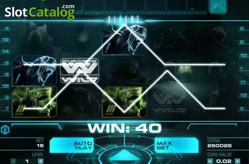 Скрин8. Aliens (NetEnt) слот