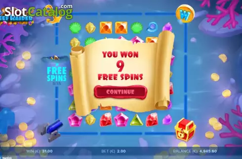 Скрин9. Reef Raider слот