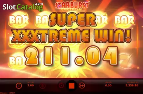 Скрин6. Starburst XXXtreme слот