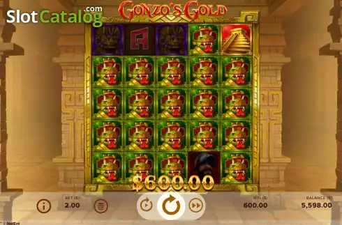 Скрин5. Gonzo's Gold слот