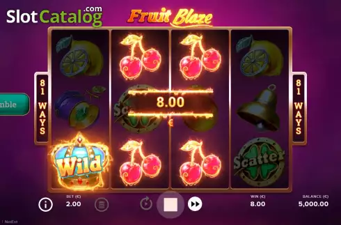 Скрин4. Fruit Blaze слот