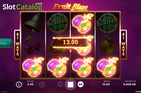 Скрин5. Fruit Blaze слот
