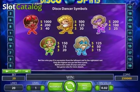Скрин8. Disco Spins слот
