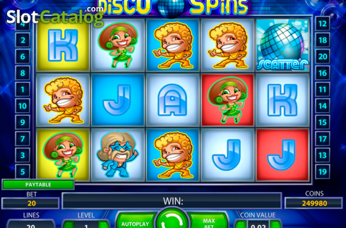 Скрин2. Disco Spins слот