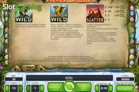 Скрин6. Dragon Island слот