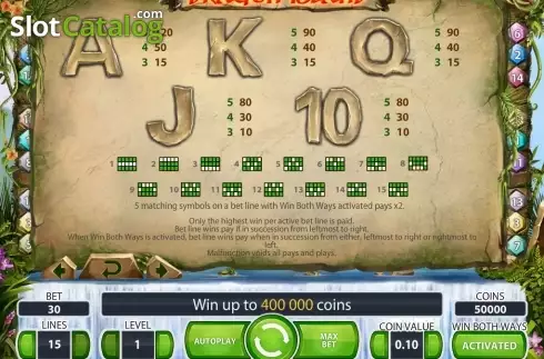 Скрин8. Dragon Island слот