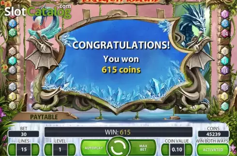 Скрин3. Dragon Island слот