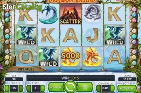 Скрин4. Dragon Island слот