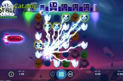 Скрин4. Space Wars 2 Powerpoints слот