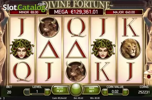 Скрин2. Divine Fortune слот