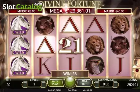 Скрин6. Divine Fortune слот