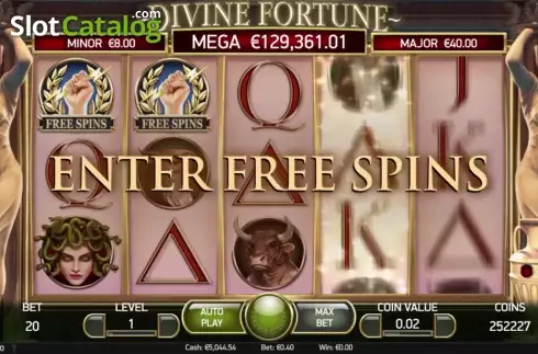 Скрин8. Divine Fortune слот