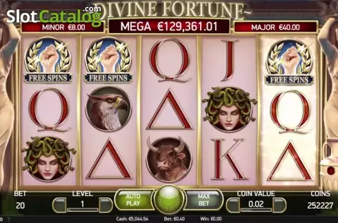 Скрин9. Divine Fortune слот