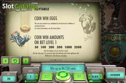 Скрин9. Eggomatic слот
