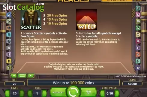 Скрин7. Egyptian Heroes слот