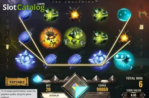 Скрин4. Elements: The Awakening слот