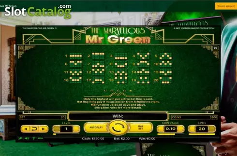 Скрин6. The Marvellous Mr Green слот