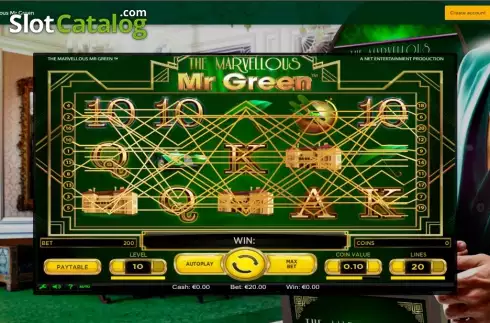 Скрин8. The Marvellous Mr Green слот
