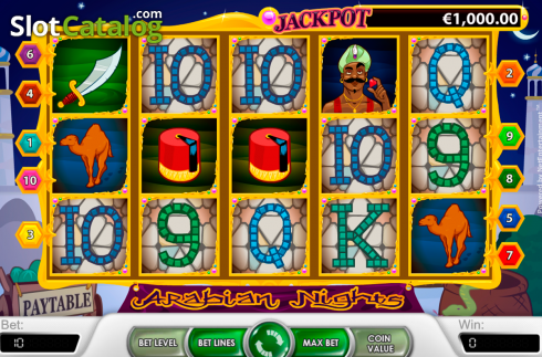 Скрин2. Arabian Nights (Netent) слот