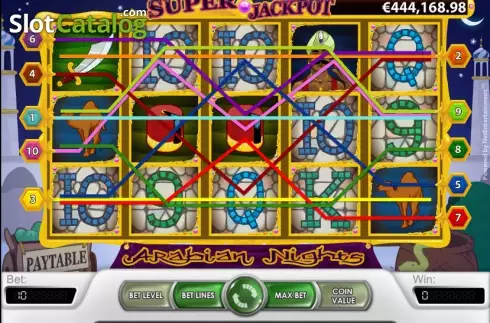 Скрин3. Arabian Nights (Netent) слот