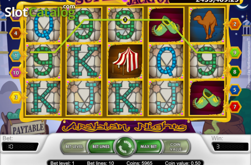 Скрин4. Arabian Nights (Netent) слот