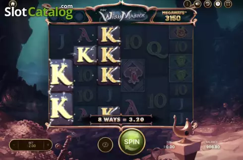 Скрин4. The Wish Master Megaways слот
