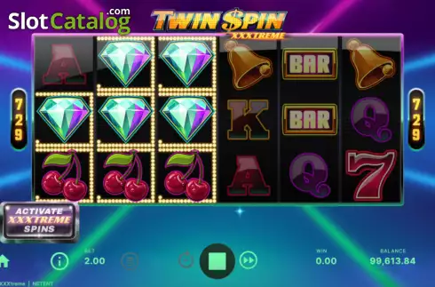 Скрин2. Twin Spin XXXTreme слот