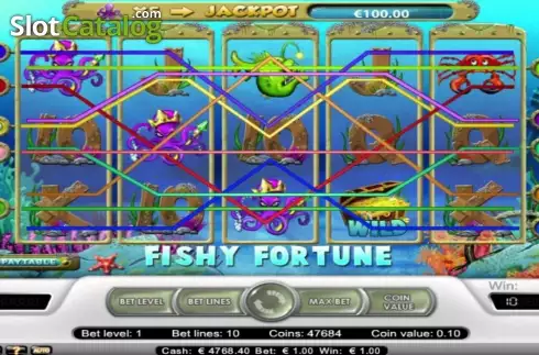 Скрин3. Fishy Fortune слот
