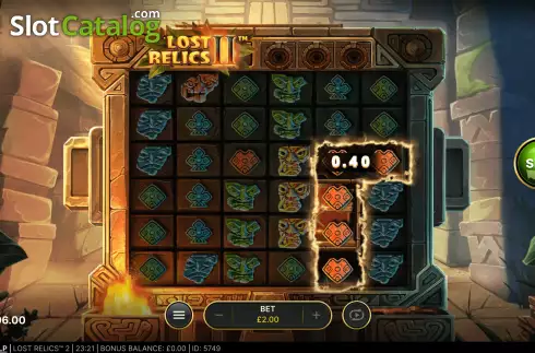 Скрин4. Lost Relics 2 слот